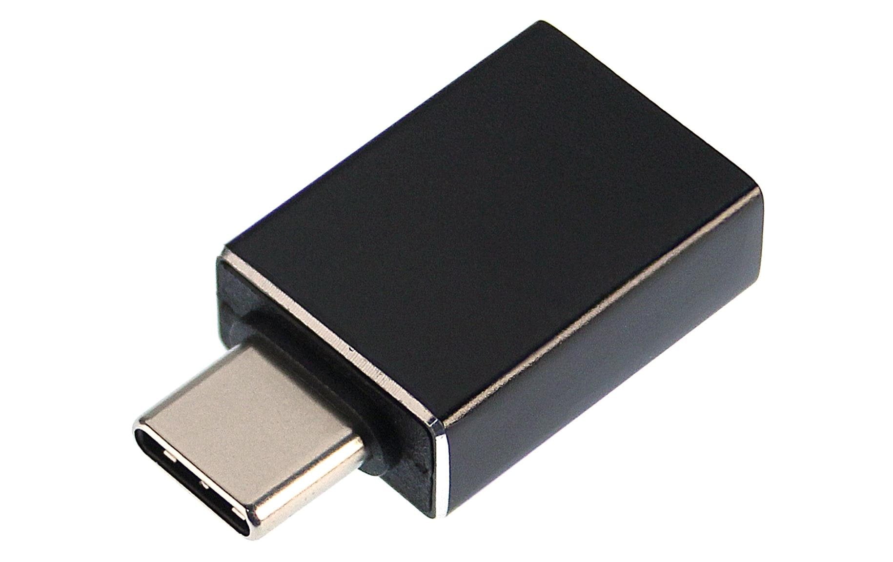 USB3.1 Adapter: C-Stecker zu A-Buchse für USB3.1 Geräte, max. 60W, 3A