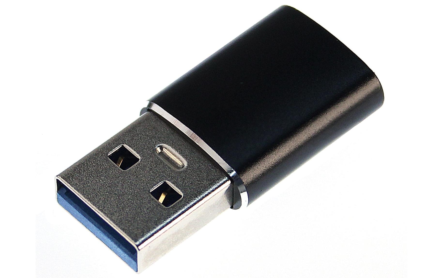USB3.1 Adapter: A-Stecker zu C-Buchse für USB3.1 Geräte, max.60W, 3A
