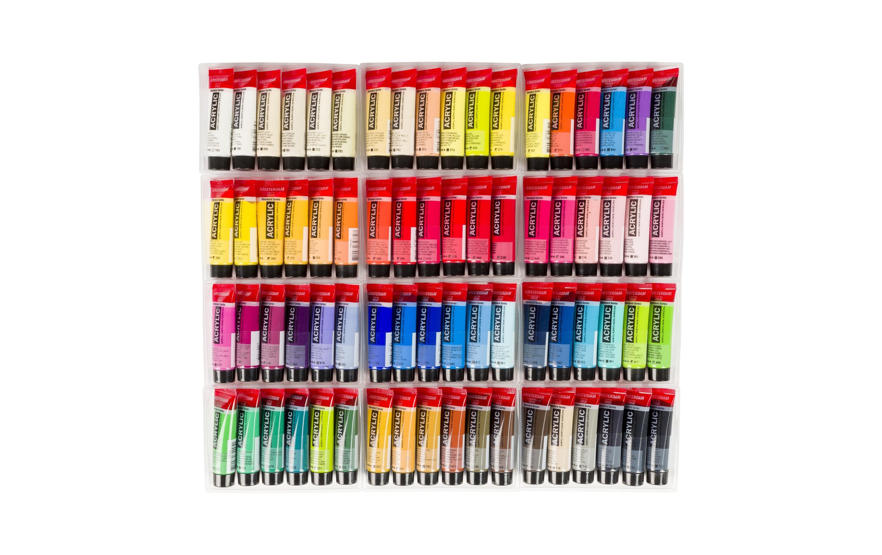 Amsterdam Acrylfarbe Standard 72er Set 72 Tuben à 20ml
