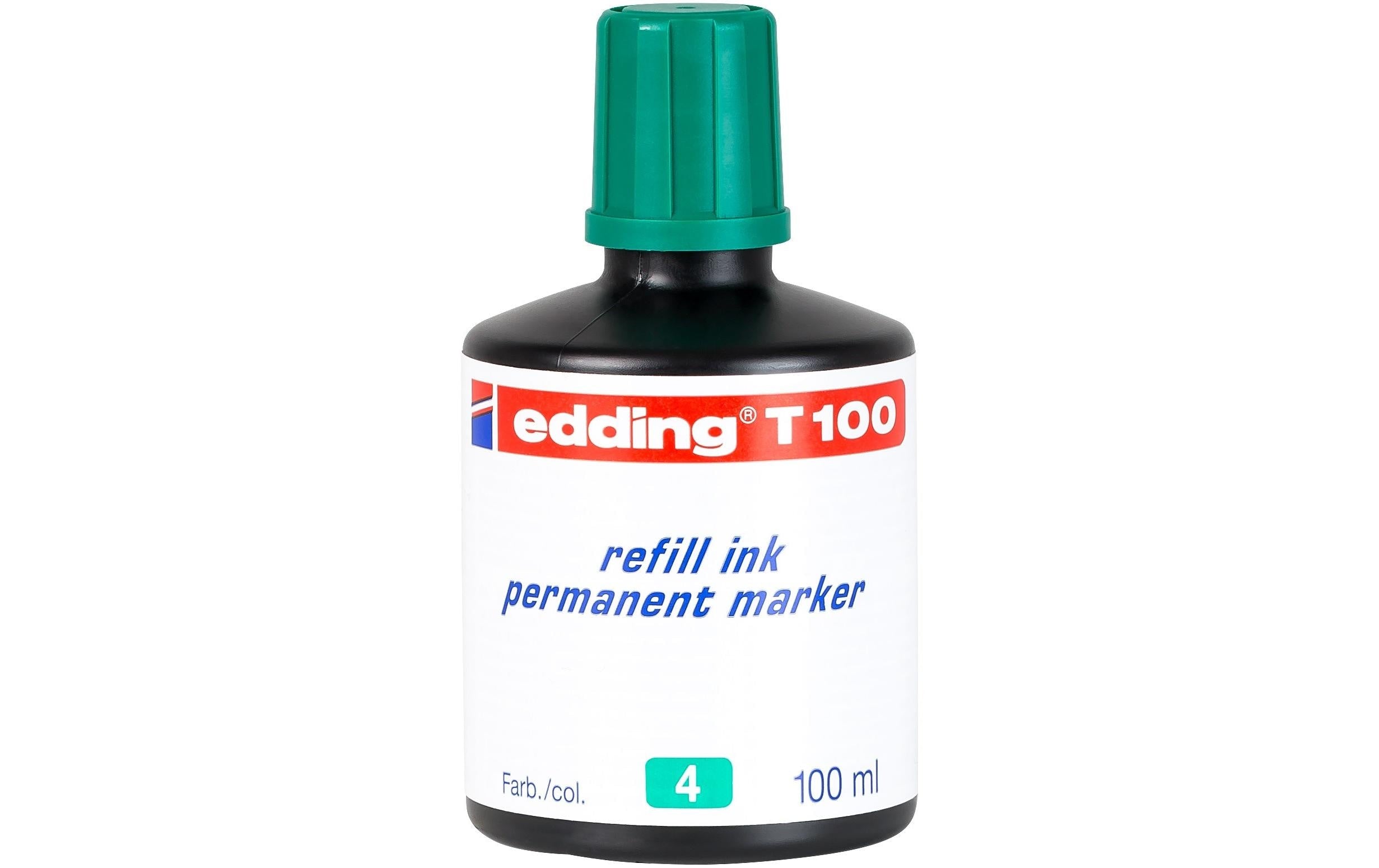 Edding Nachfülltusche T-100 Permanent 100 ml, grün