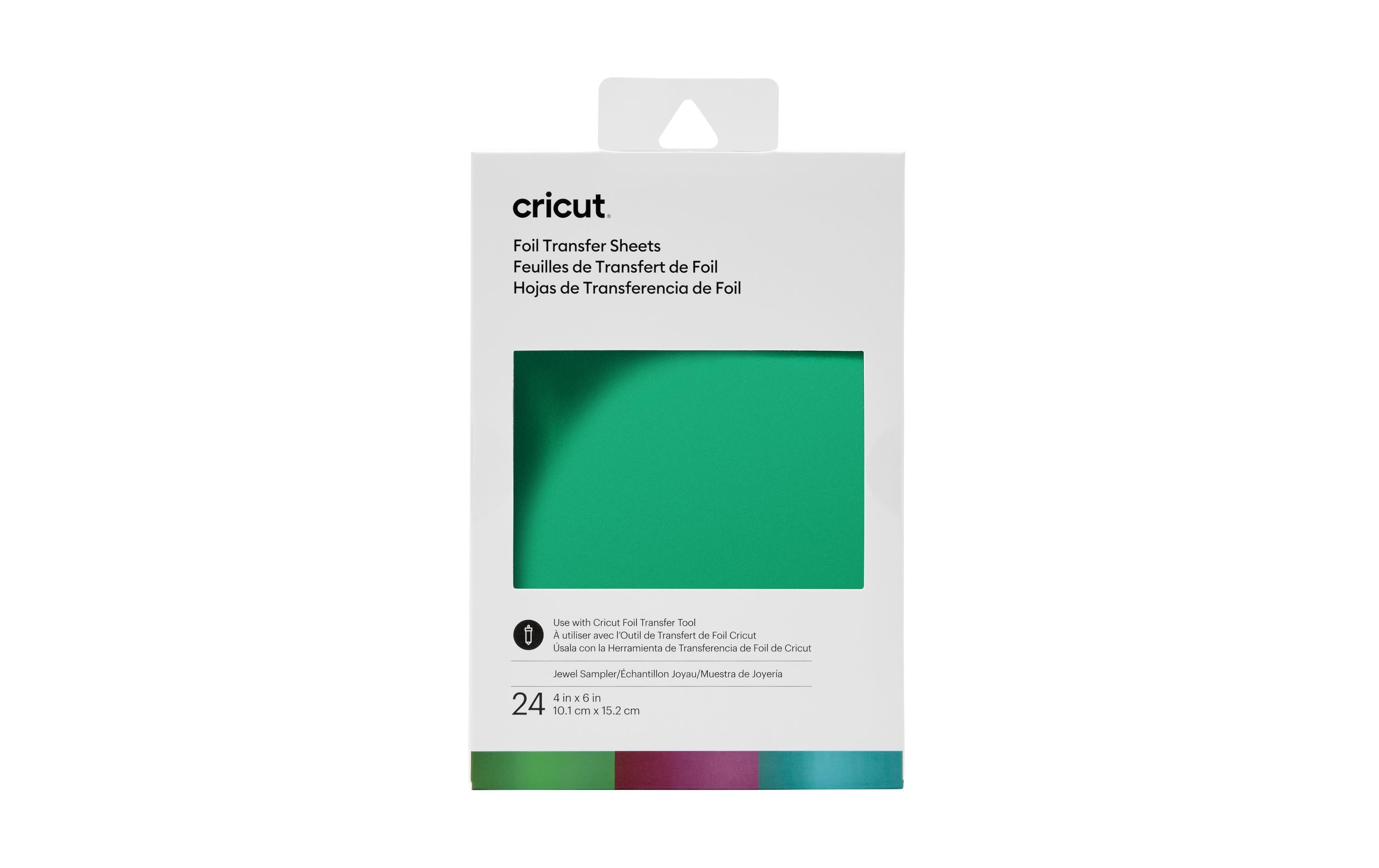 Cricut Transferfolien 10.1 x 15.2 cm 24 Blatt, Transfer nur durch Druck