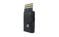 Tru Virtu Click & Slide Wallet Coin Nappa black