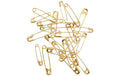 Glorex Sicherheitsnadeln 45 mm Goldfarben, 24 Stück