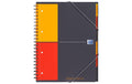Oxford Organiserbook 80g/qm, A4+, 90 Seiten,kariert 5mm mit Rahm