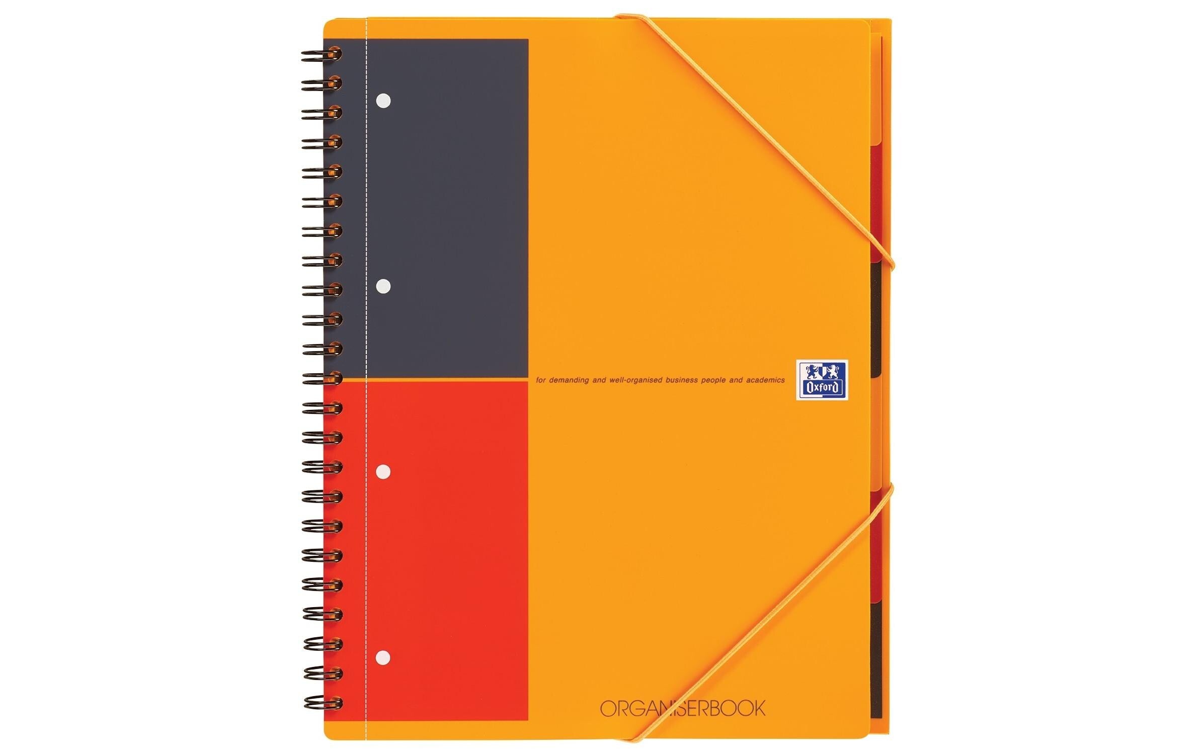 Oxford Organiserbook 80g/qm, A4+, 90 Seiten, liniert 6mm