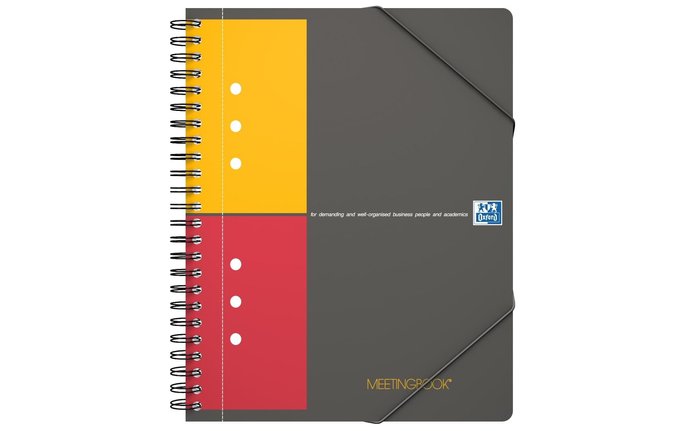 Oxford Meetingbook 80g/qm, A5+, 80 Seiten, kariert 5mm