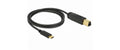 Delock USB3.1 Kabel C-Stecker - B-Stecker 1m, 10Gbps, Gen2, schwarz