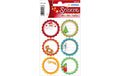 Herma Weihnachtssticker Weihnachtsgrüsse 2 Blatt, 12 Sticker