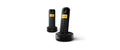 Philips D1602B Schwarz Duo Orange Backlight
