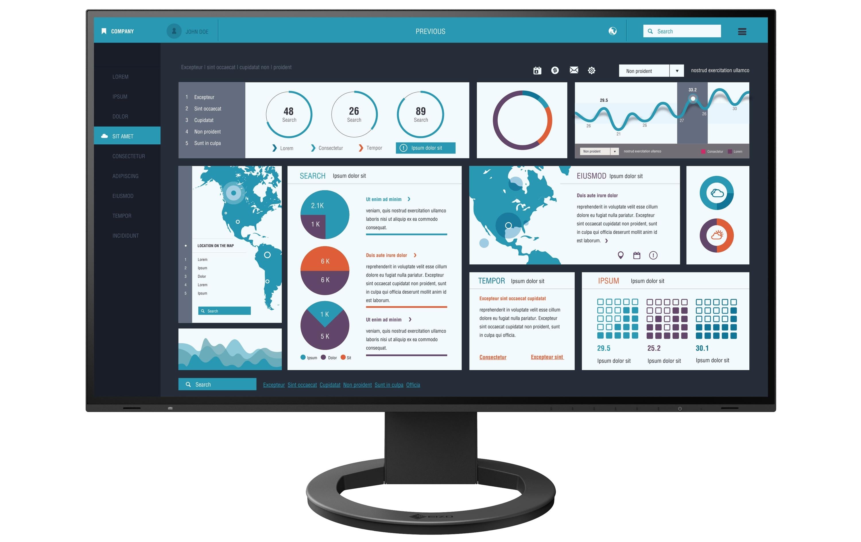 EIZO EV2795-Swiss Edition 27" schwarz
