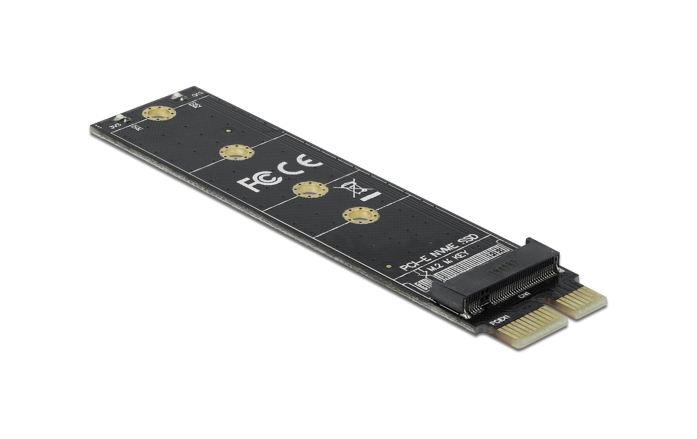 Delock PCI-Ex1v4 zu M.2 Key-M Adapter Einbau direkt auf PCI-Express Slot