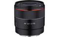 SamYang AF 35mm f / 1.8 zu Sony E CSC / Full Frame