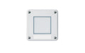 Hager Robusto Sonnerietaster, NUP weiss, Komplettset mit Rahmen