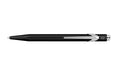 Caran d'Ache Kugelschreiber 849 schwarz mit Goliath Patrone blau M