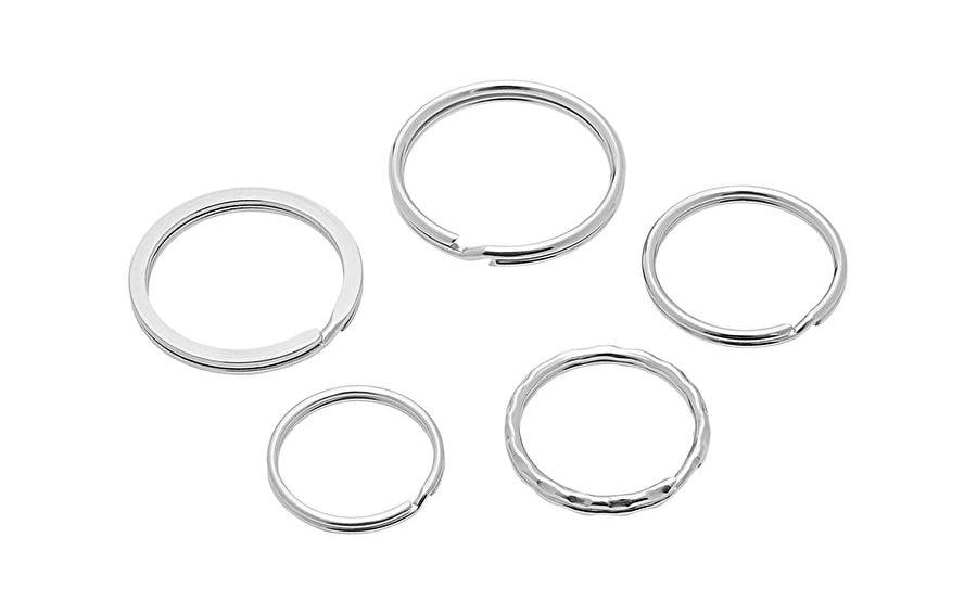 Wedo Schlüsselringe sortiert 15 Stück, 25-30 mm