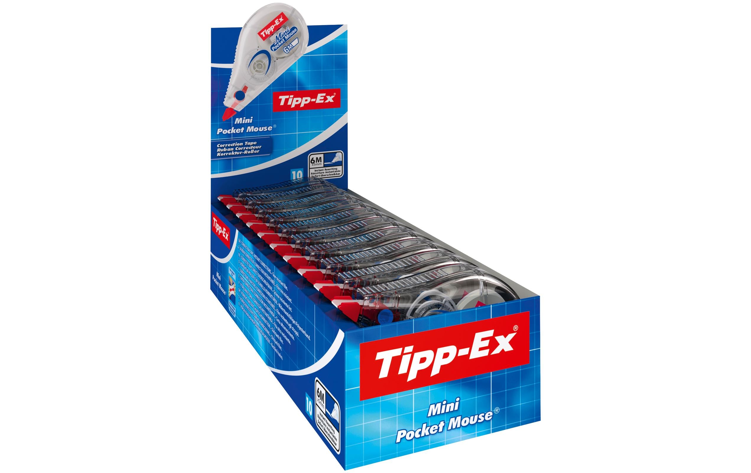 Tipp-Ex Pocket Mouse Mini 6m x 5mm, 10er Box