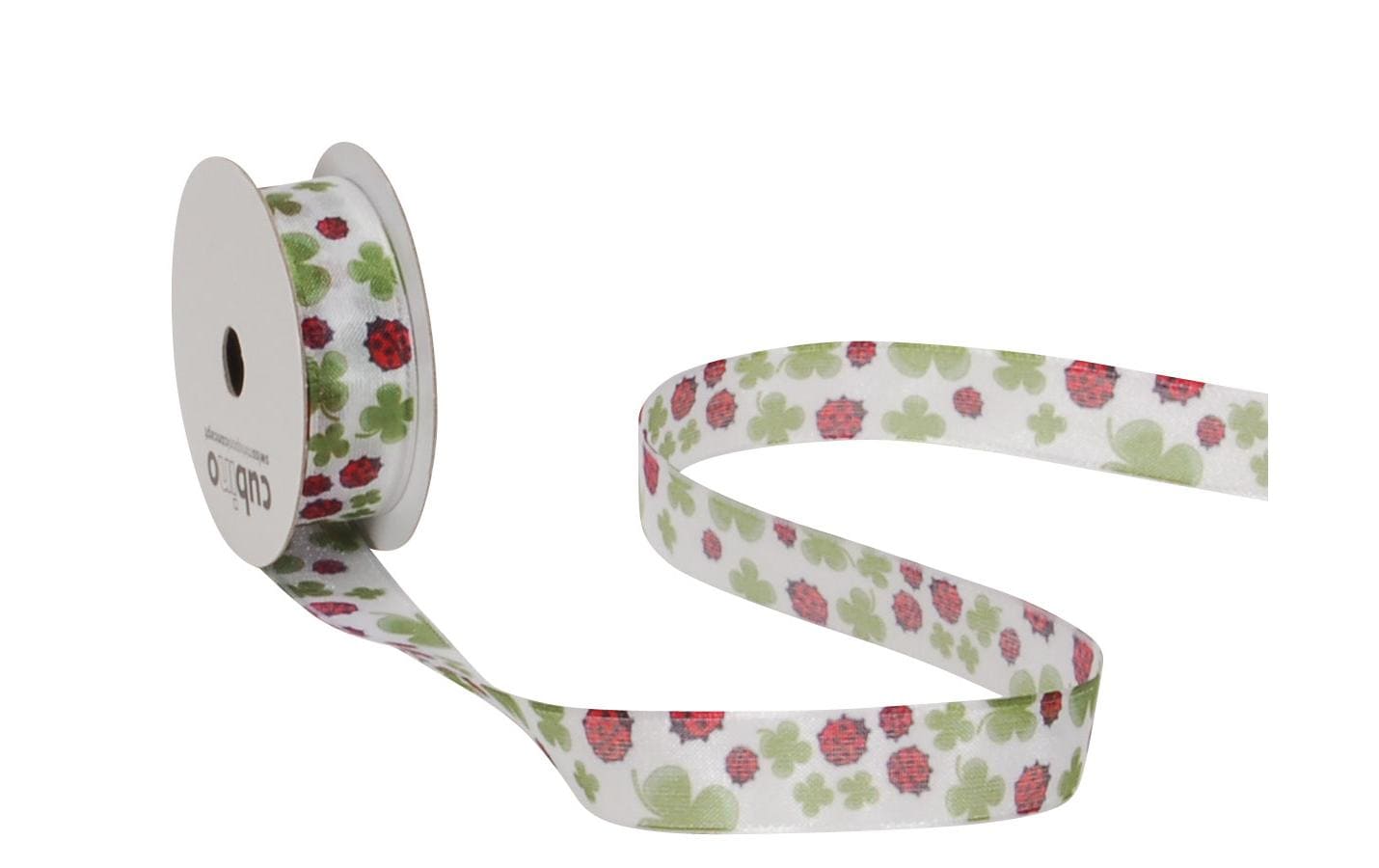 Spyk Geschenkband Cubino Marienkäfer Breite: 15 mm, Länge: 4 m