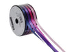 Spyk Geschenkband Kombispule Polyband violette-pink, 4 x 7mm x 7m