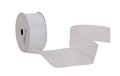 Spyk Geschenkband Organsa weiss, B: 25 mm, Länge: 6m