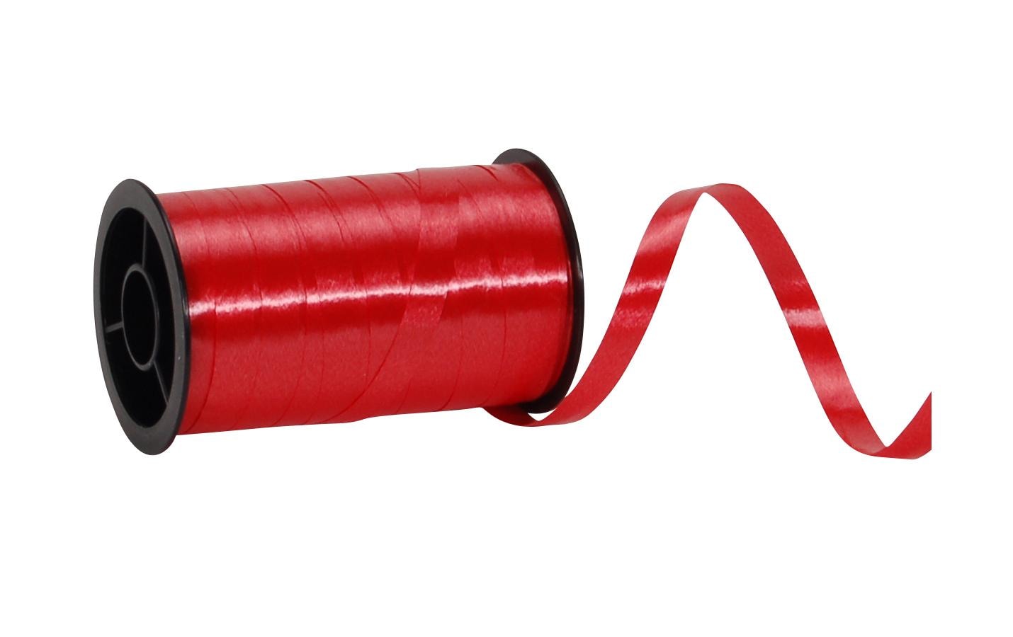 Spyk Geschenkband Poly glatt rot, Breite: 7 mm, Länge: 20 m
