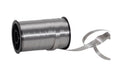 Spyk Geschenkband Poly glatt silber, Breite: 7 mm, Länge: 20 m
