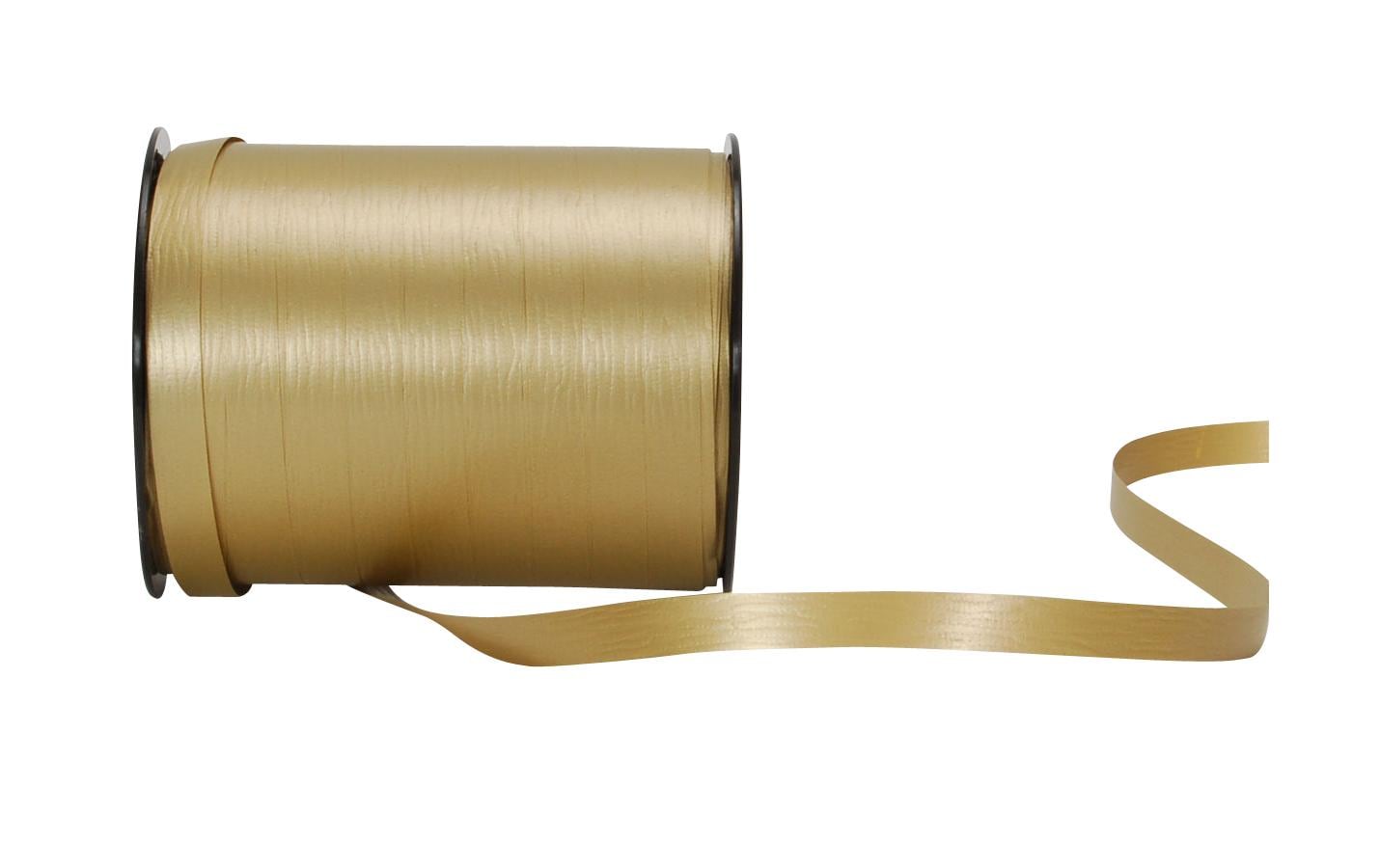 Spyk Geschenkband Poly matt gold, Breite: 10 mm, Länge: 250 m