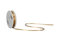 Spyk Geschenkband Satin gold, Breite: 3 mm, Länge: 50 m