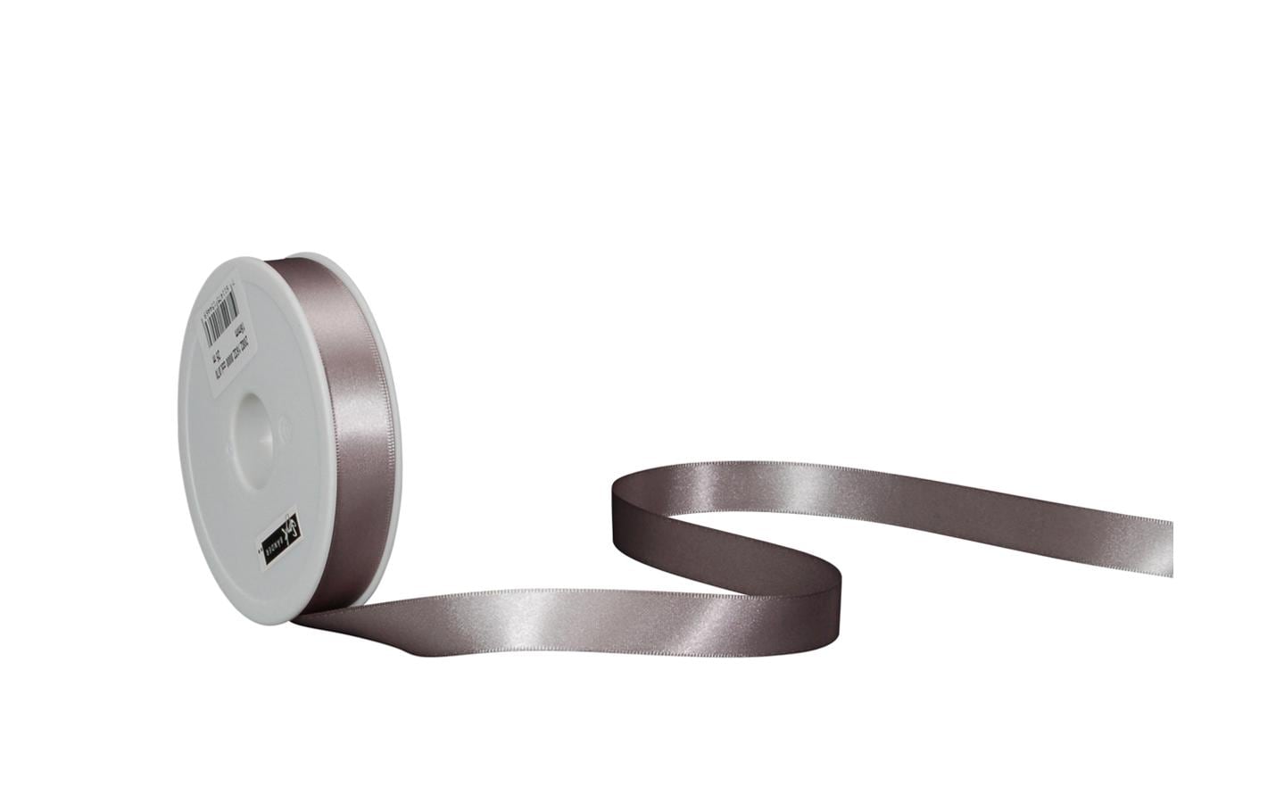 Spyk Geschenkband Satin silber, Breite: 16 mm, Länge: 25 m