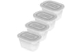 Rotho Gefrierdosen Set Freeze 4x 0.75 Liter, transp, 158x114x134 mm