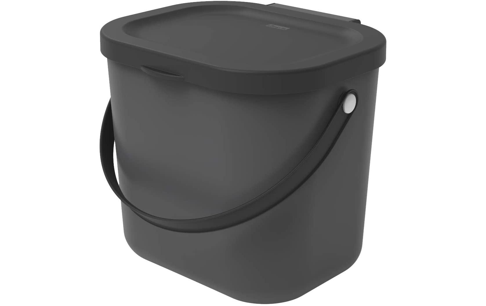 Rotho Recyclingbehälter 6L Albula anthrazit, 235x200x208 mm