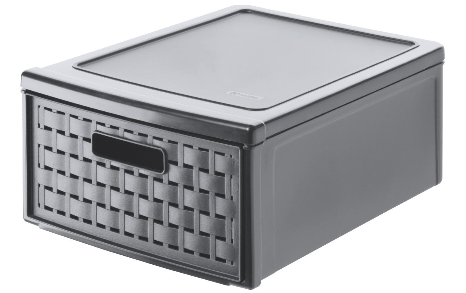 Rotho Schubladenbox klein Country anthrazit, 350x260x145 mm