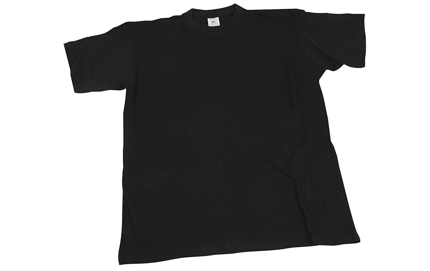 Creativ Company T-Shirt uni schwarz Grösse M, Breite 52 cm