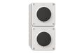 Feller NEVO NAP Kombination Gr. I-I 2x Schalter S3, weiss