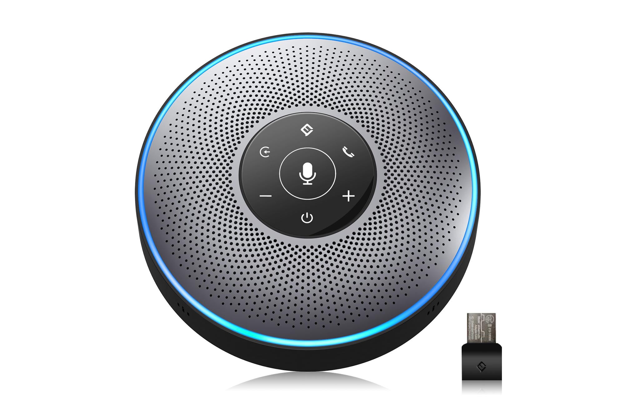eMeet OfficeCore M2 USB Speakerphone, Grey USB, Bluetooth, Akku
