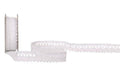 Spyk Geschenkband Cubino Spitzen weiss, 14 mm x 2 m