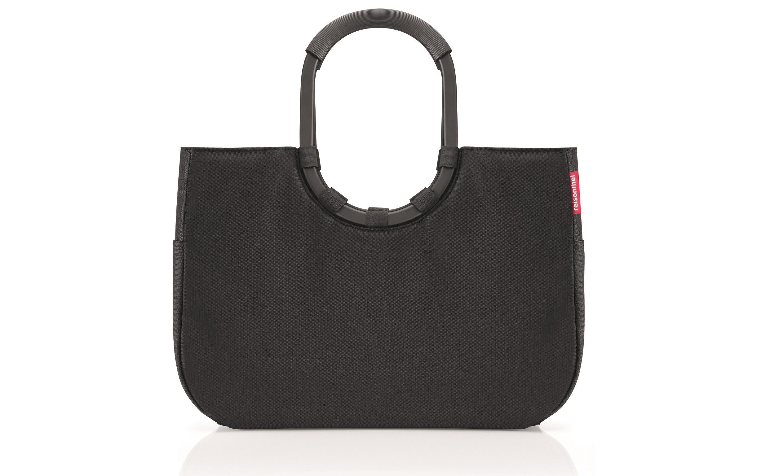 Reisenthel Einkaufskorb loopshopper L Black, 46 x 34.5 x 25 cm, 25 l