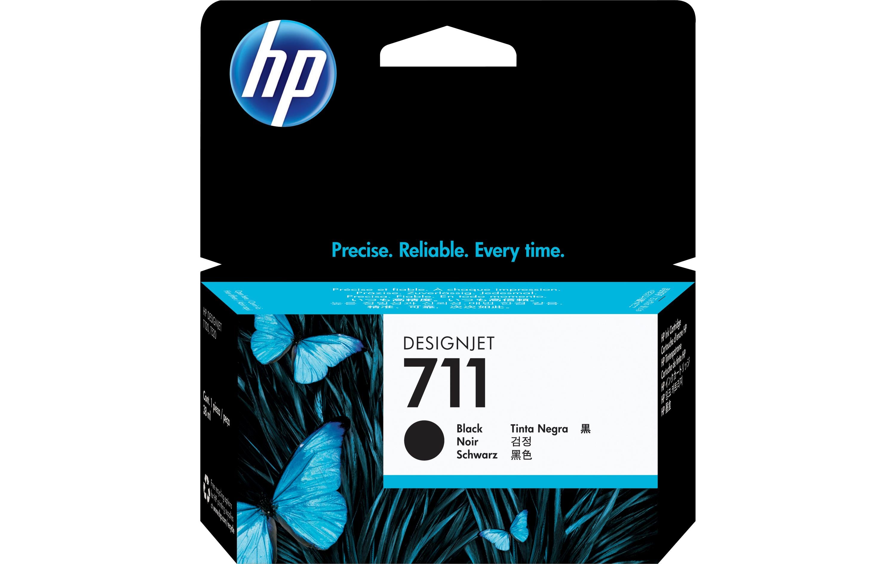 HP Tinte Nr. 711 - Black (CZ129A) Tintenvolumen 38ml