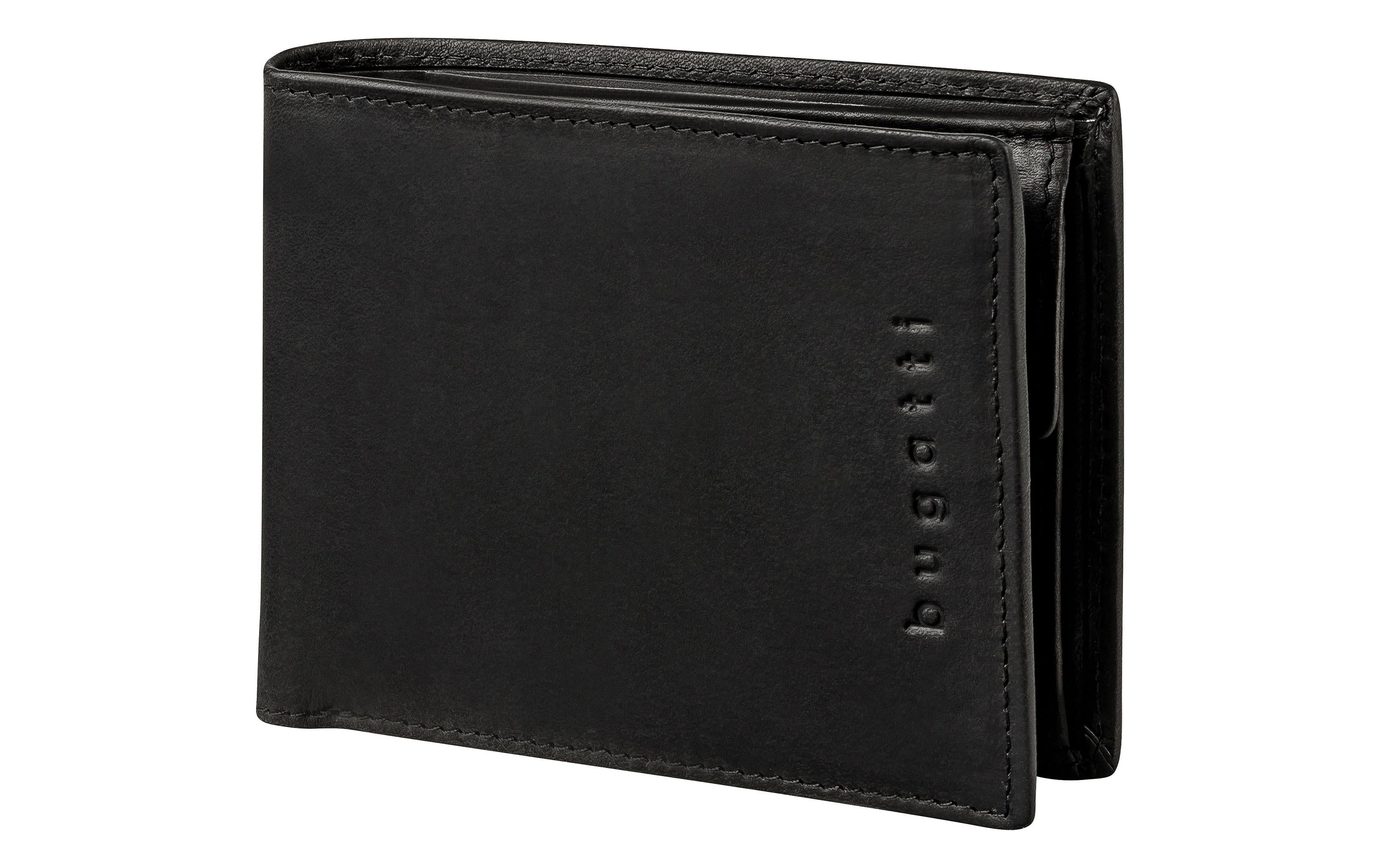 Bugatti Romano RFID Scheintasche schwarz