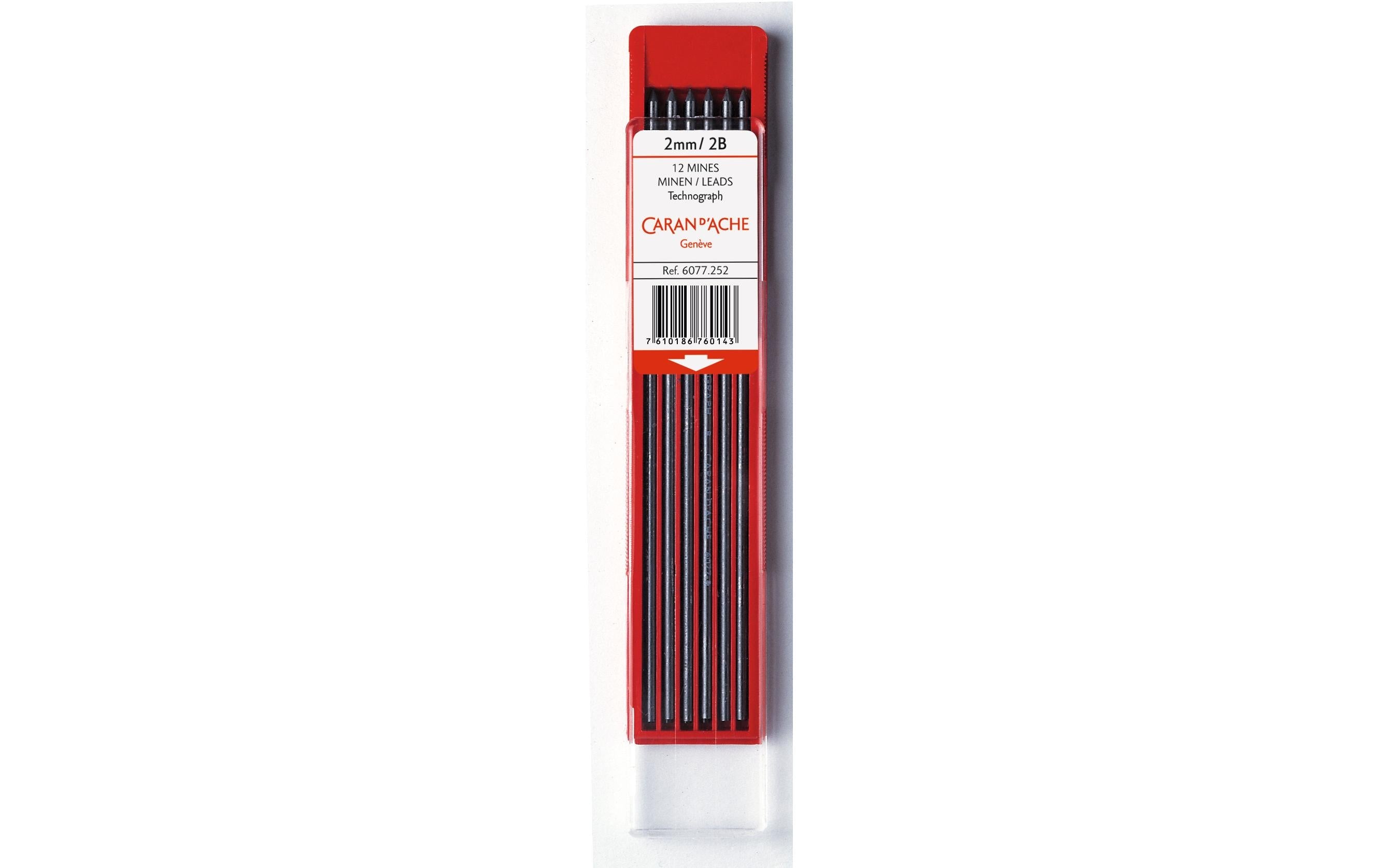 Caran d`Ache Technograph Mine 2B, 12 Stk.