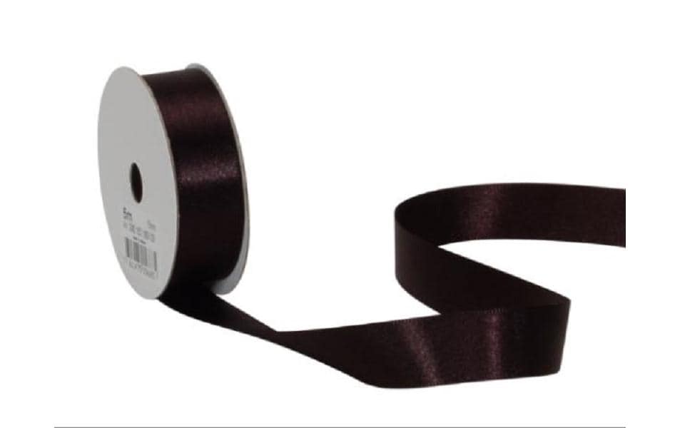 Spyk Geschenkband Satin schwarz, Breite: 16 mm, Länge: 5 m