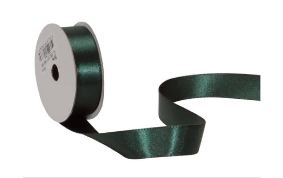 Spyk Geschenkband Satin dunkelgrün, Breite: 16 mm, Länge: 5 m