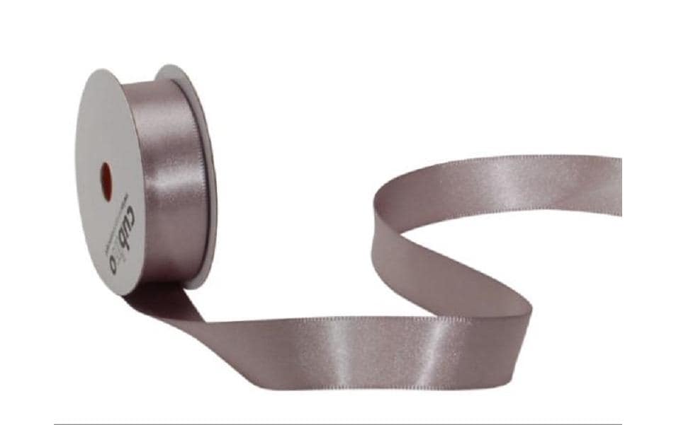 Spyk Geschenkband Satin silber, Breite: 16 mm, Länge: 5 m