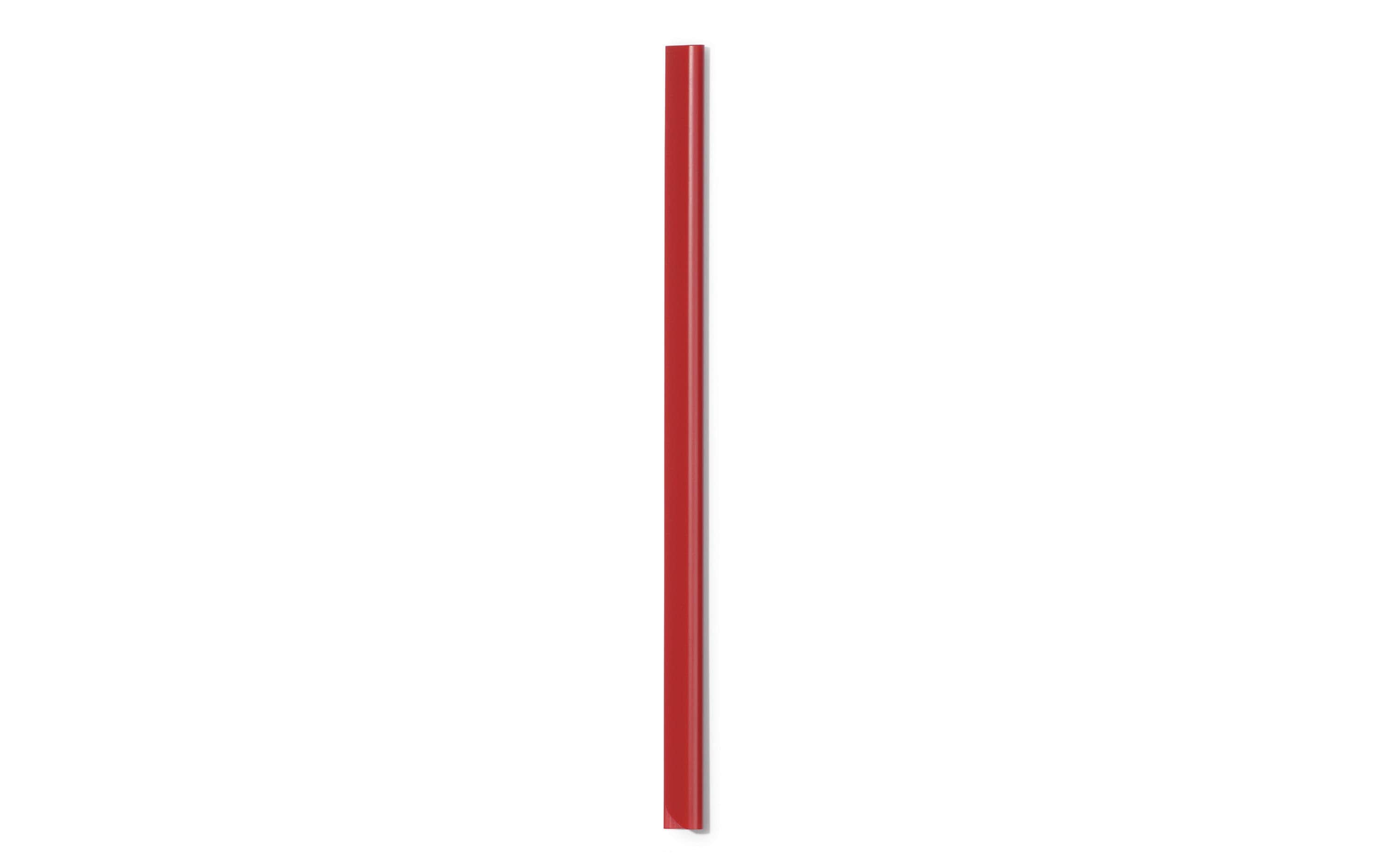 Durable Klemmschiene 6 mm rot, 50 Stück
