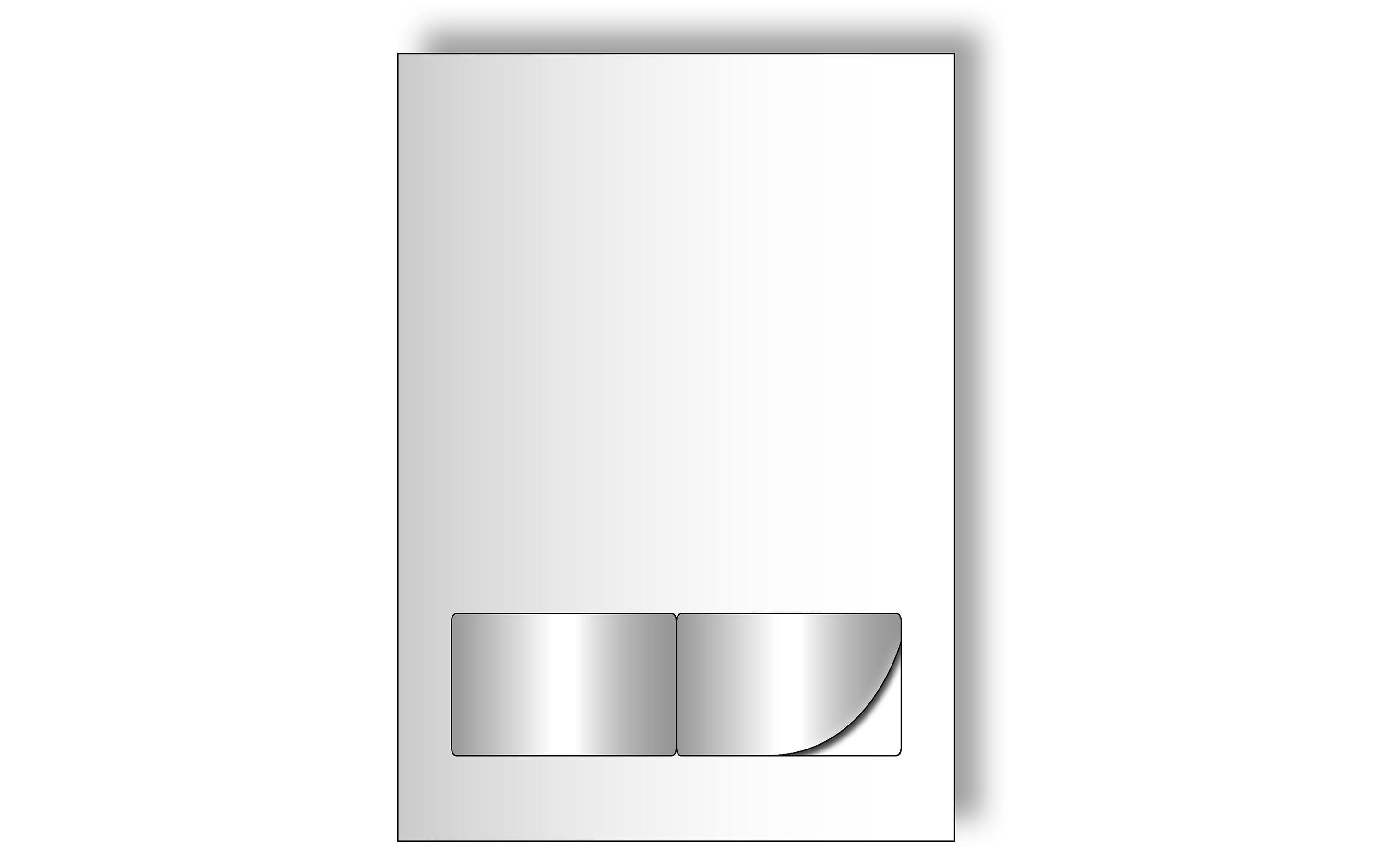 Dataform Butterflykarten weiss A4 120 gm2, 100 blatt