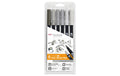 TOMBOW ABT Dual Brush Pen 6er-Set Gray Colors