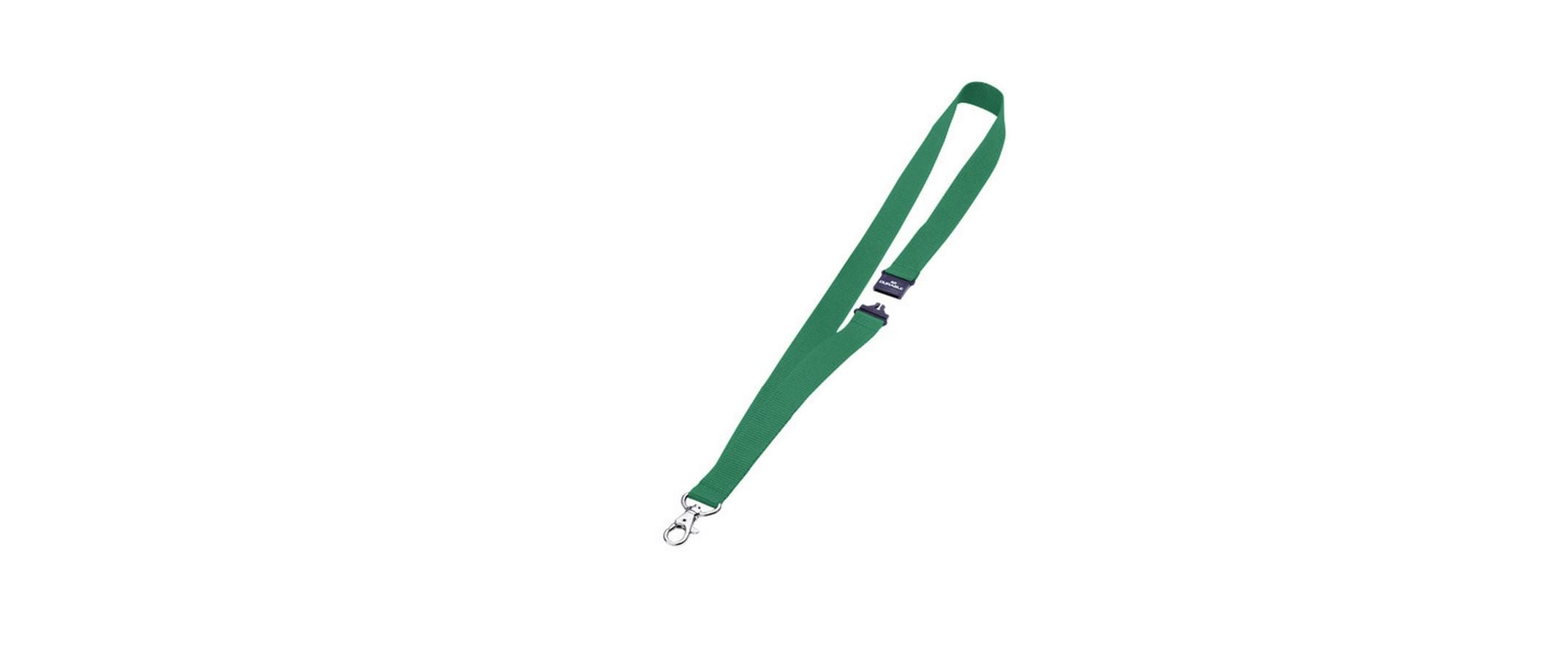 Durable Textilband für Namensschilder 10 Stück, Länge: 44cm, Farbe: Grün