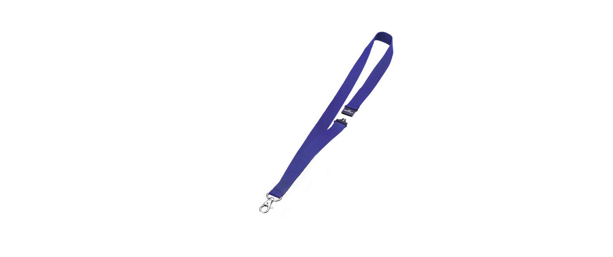Durable Textilband für Namensschilder 10 Stück, Länge: 44cm, Farbe: Dunkelblau