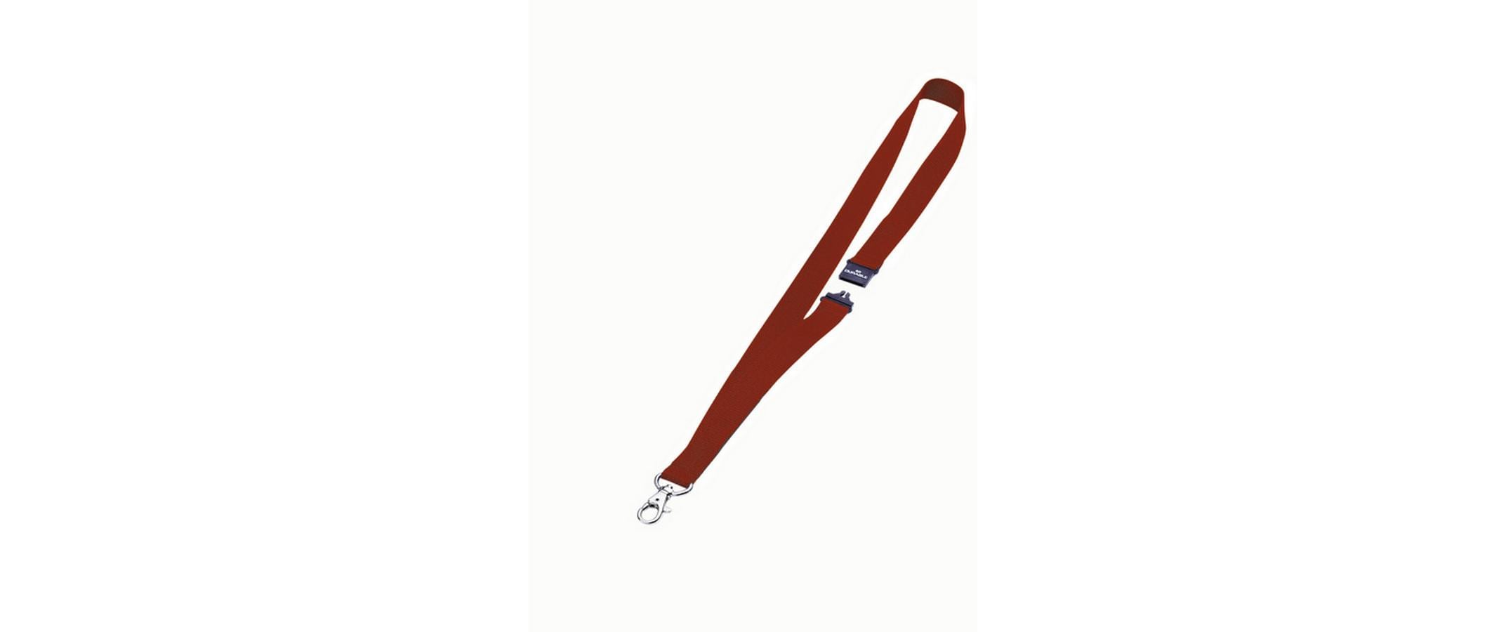 Durable Textilband für Namensschilder 10 Stück, Länge: 44cm, Farbe: Rot