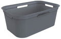 Rotho Wäschekorb Brisen 41 Liter anthrazit, 596x396x232 mm