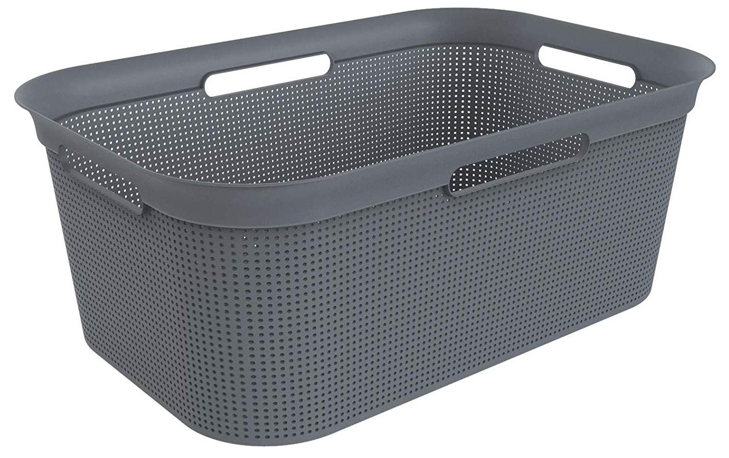 Rotho Wäschekorb Brisen 41 Liter anthrazit, 596x396x232 mm